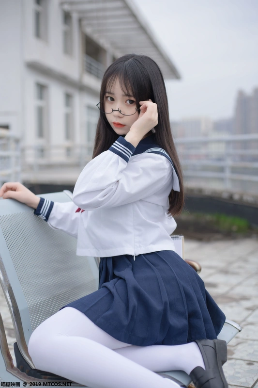 喵糖映画 - VOL.067 半度度度喵 喵喵的白丝水手服 19