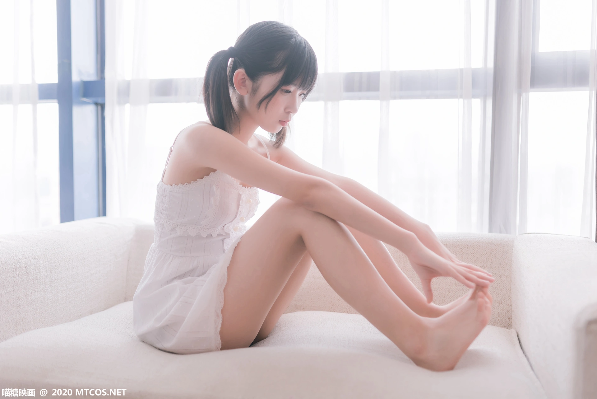 喵糖映画 - VOL.177 白裙少女 0