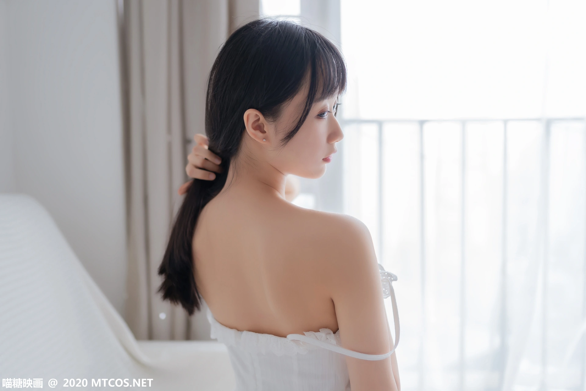 喵糖映画 - VOL.187 白裙少女 2