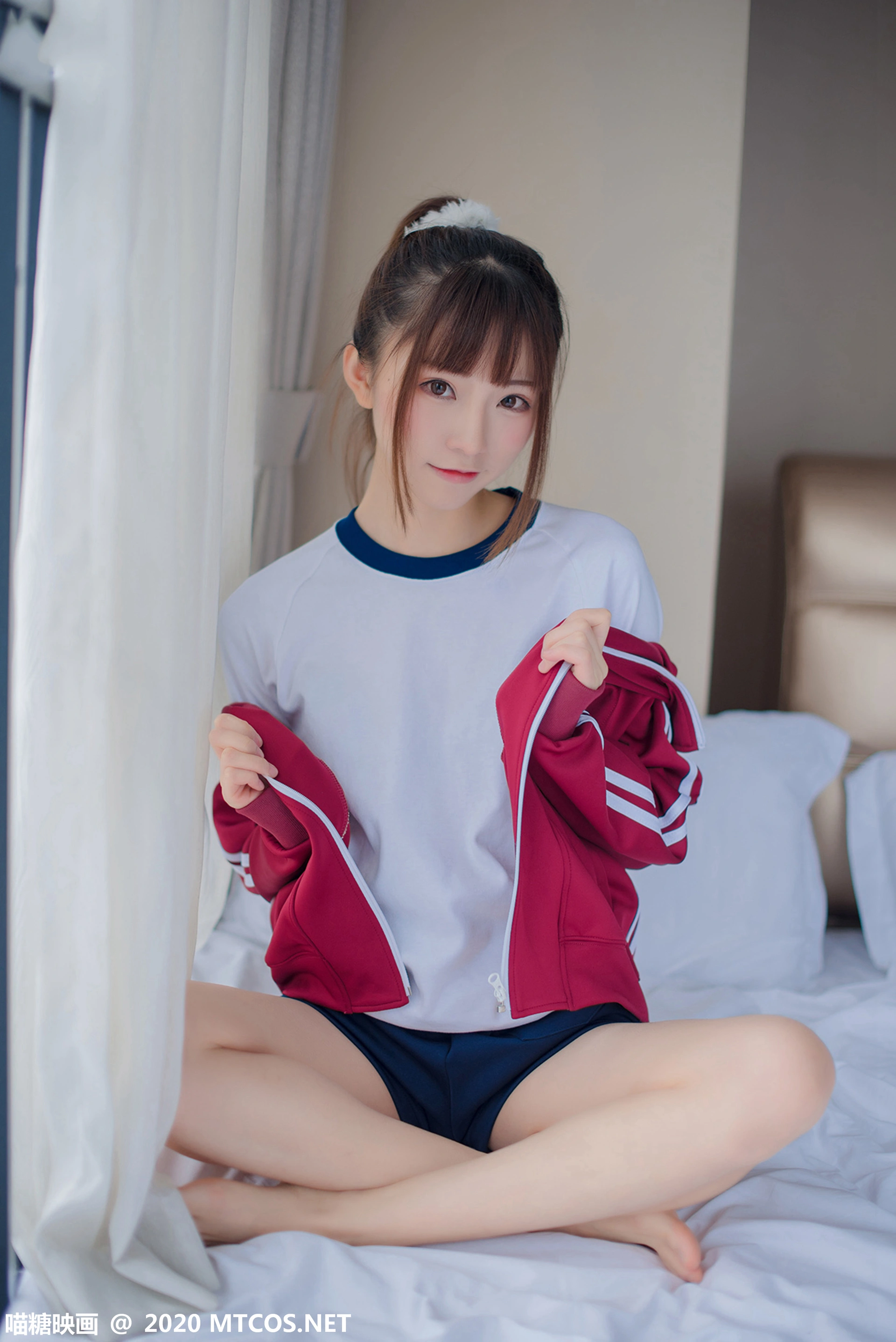 喵糖映画 - VOL.222 清凉体操服 清纯学妹 1