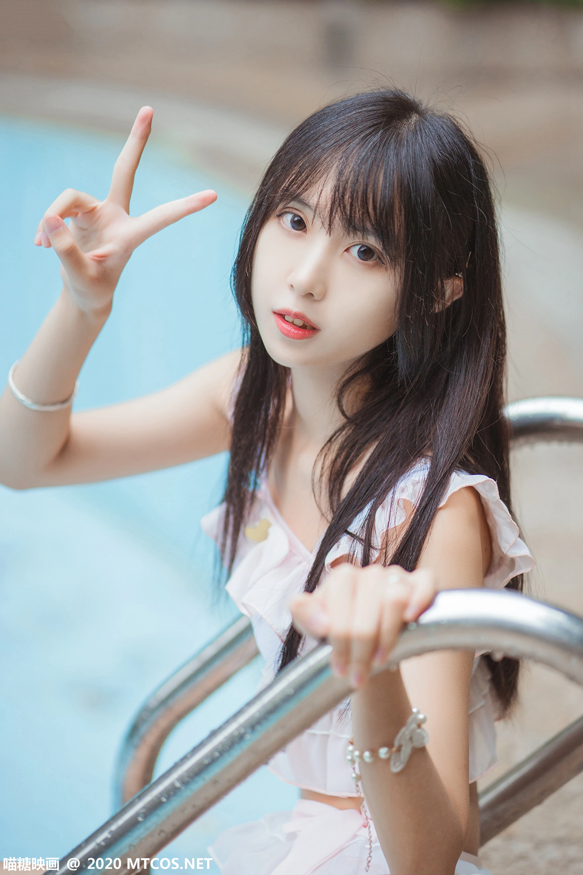 喵糖映画 - VOL.312 泳池萌妹 0