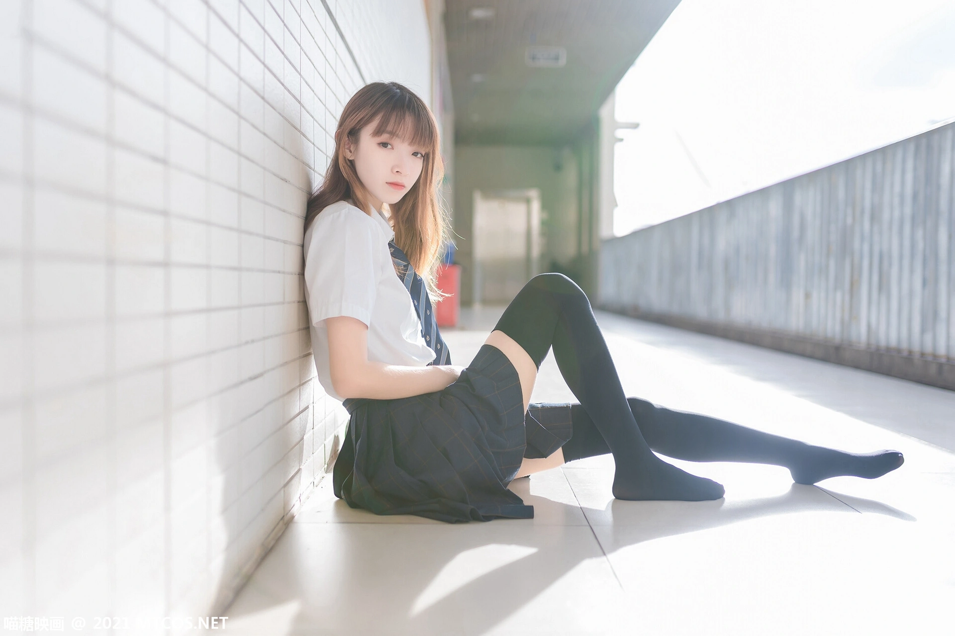喵糖映画 - VOL.376 芊芊细腿 0