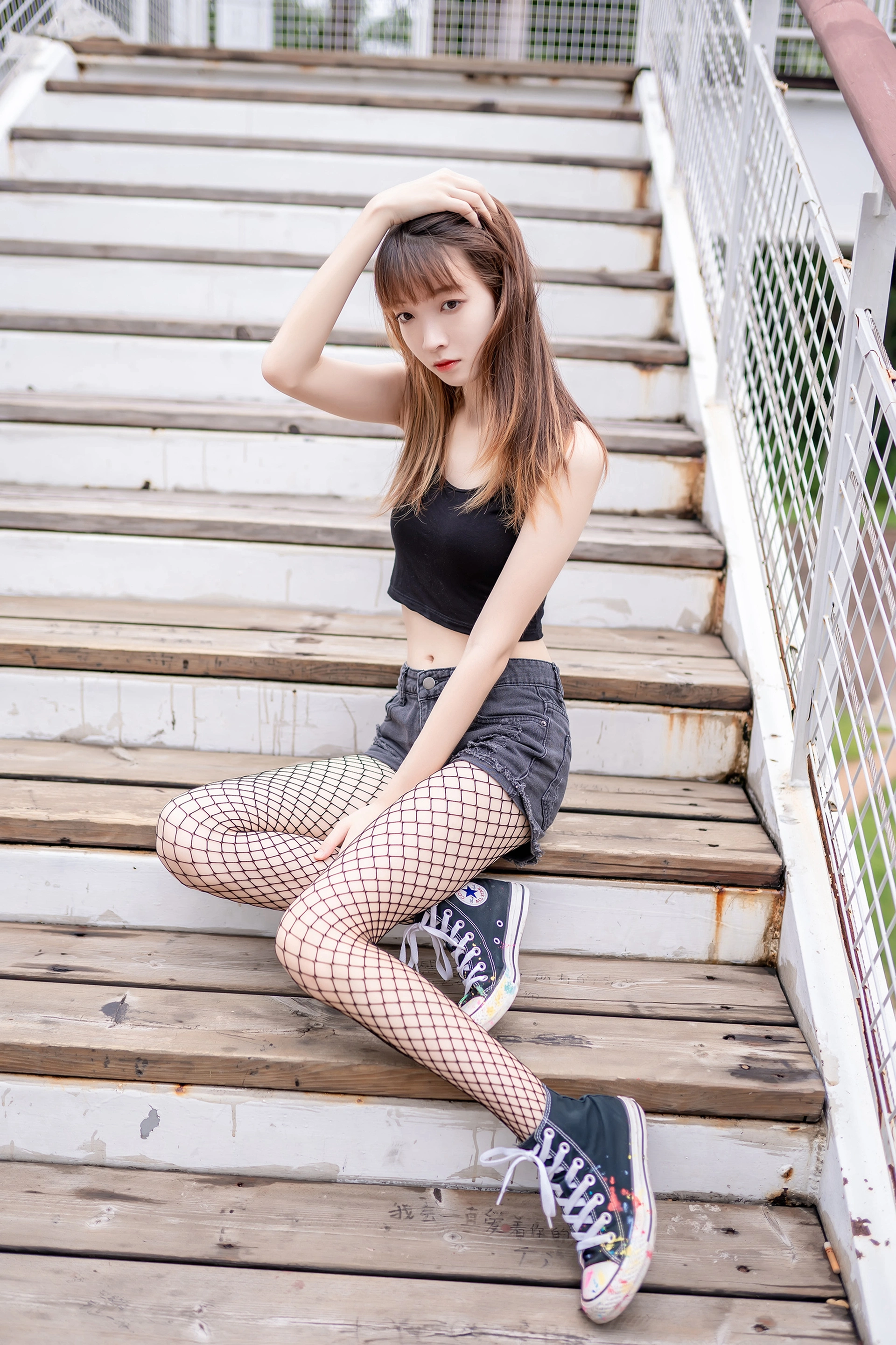 喵糖映画 - VOL.422 网袜少女 1