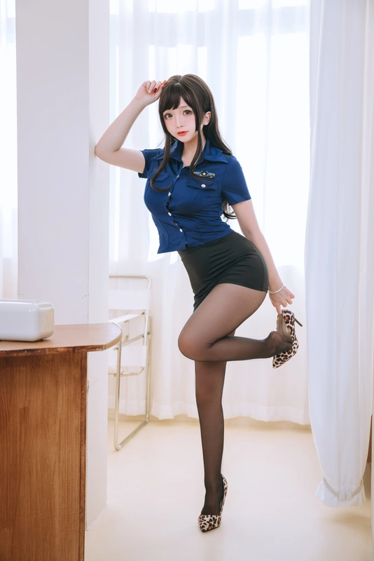日奈娇 - NO.37 豹纹女警 9