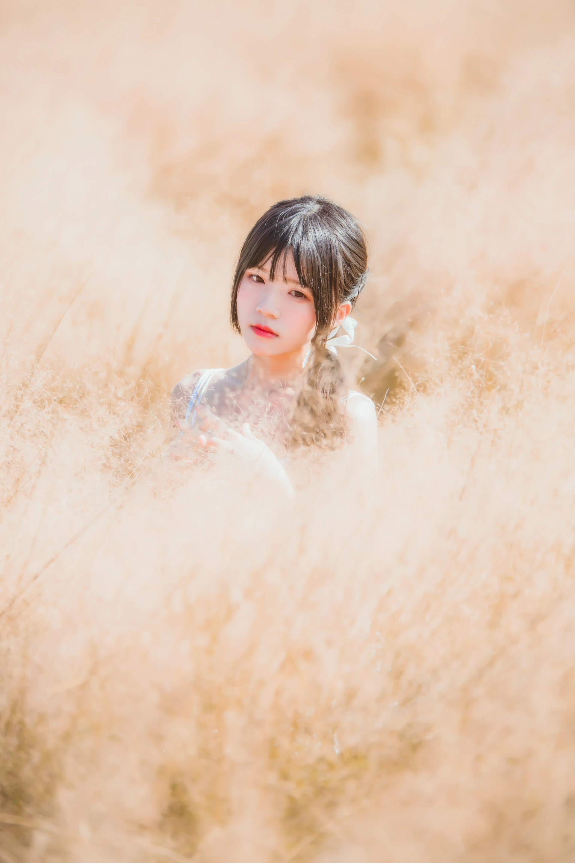 桜桃喵 - NO.014 冬眠 白裙上 1