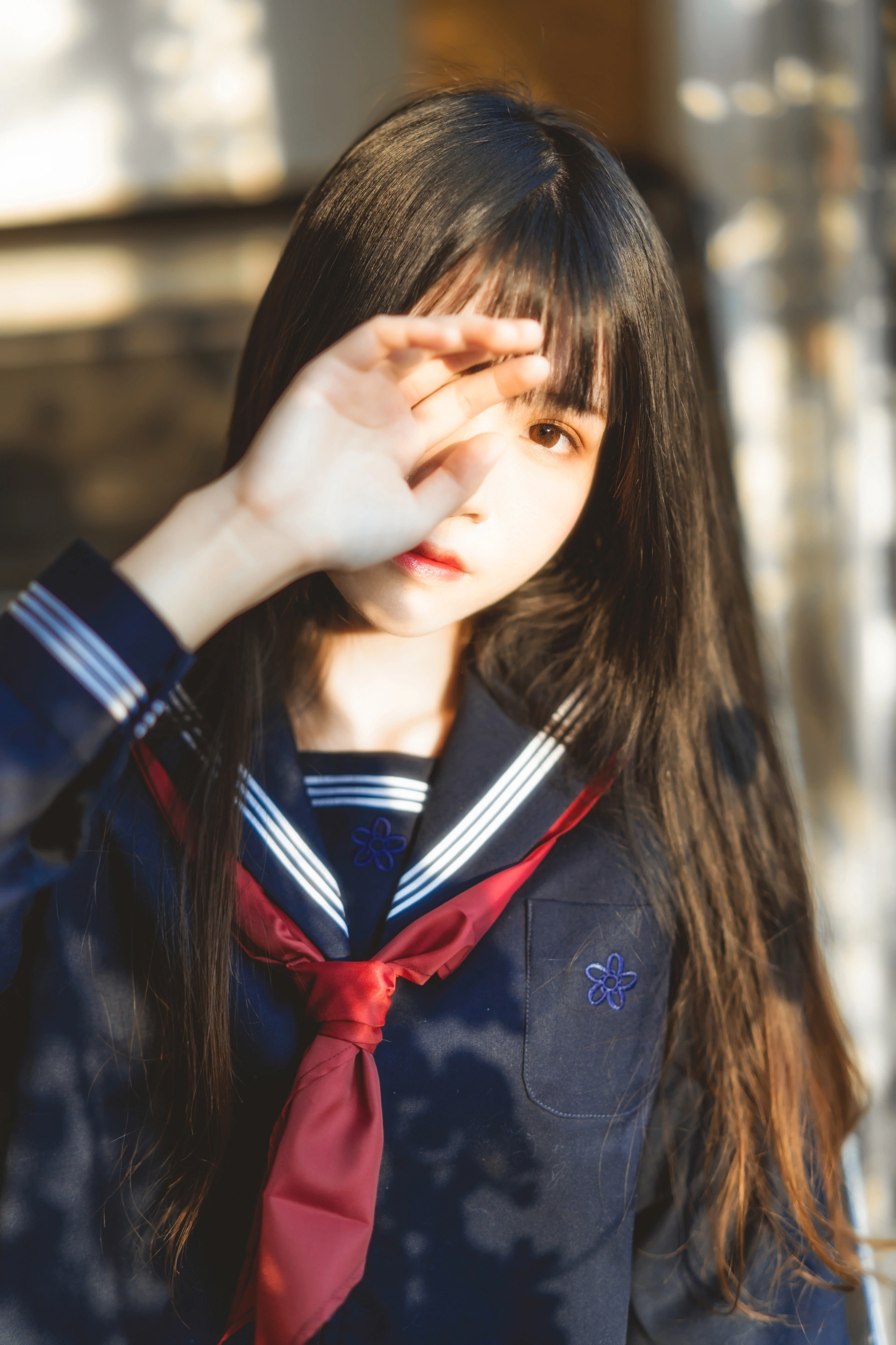桜桃喵 - NO.040 小小少女 黑色水手服 2