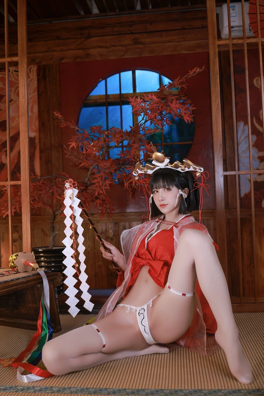 水淼Aqua - NO.78 黑兽辉夜巫女 8