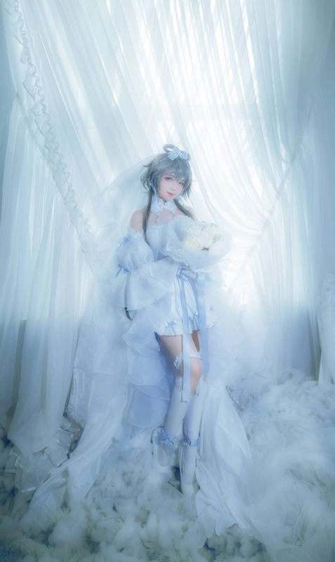 渊秧 - NO.09 Vocaloid洛天依婚纱cos 18