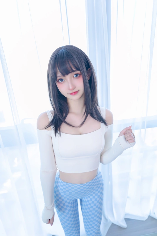 神楽坂真冬 - NO.95 蓝白格 9