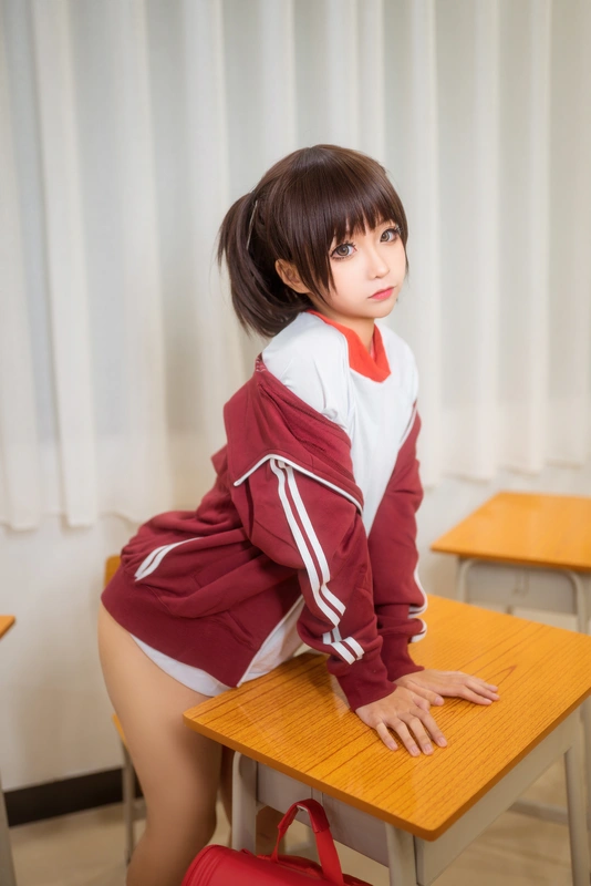 蠢沫沫 - NO.037 体操服红 3
