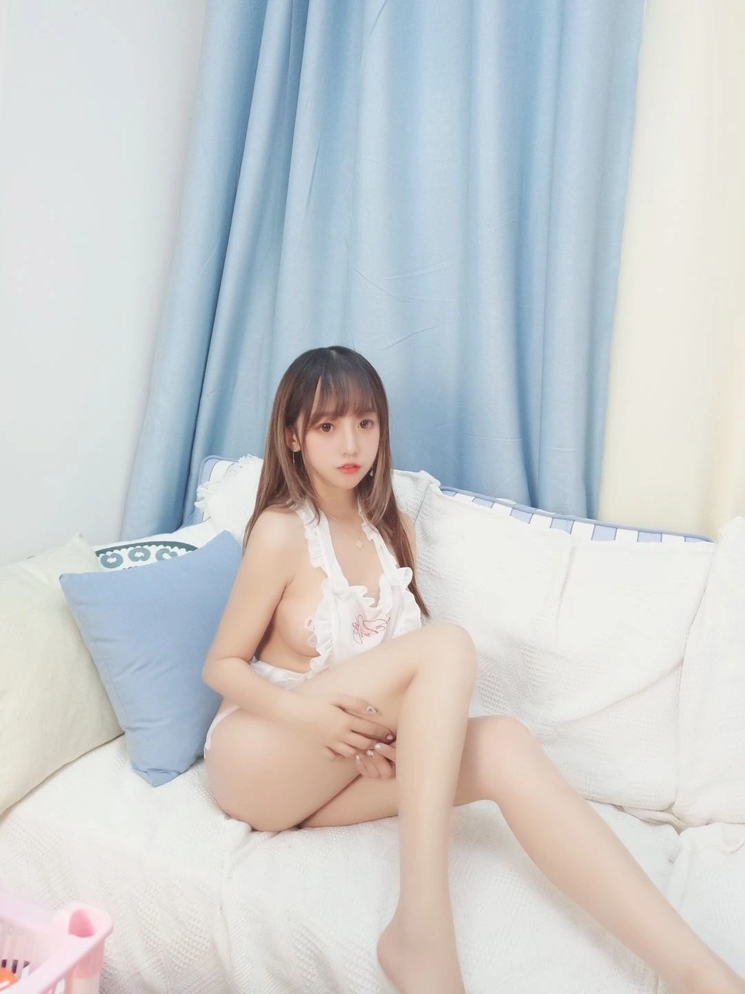 过期米线线喵 - NO.008 肚兜女仆 1