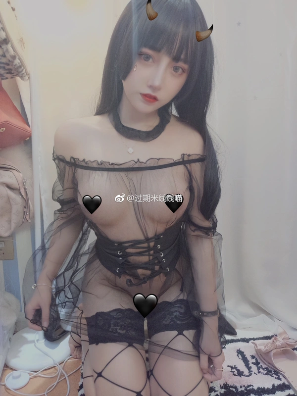 过期米线线喵 - NO.016 黑纱 4
