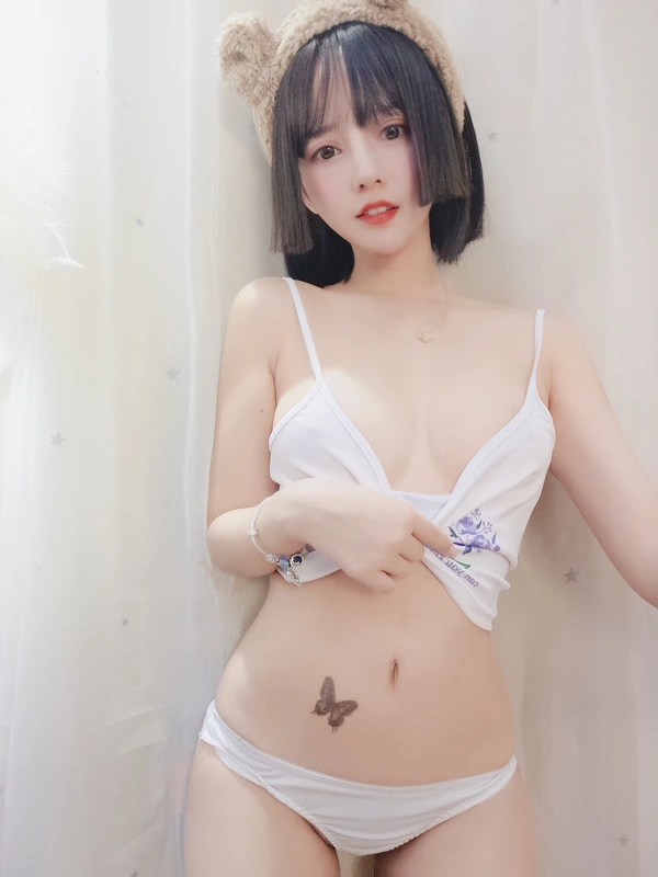 过期米线线喵 - NO.043 白色吊带 18