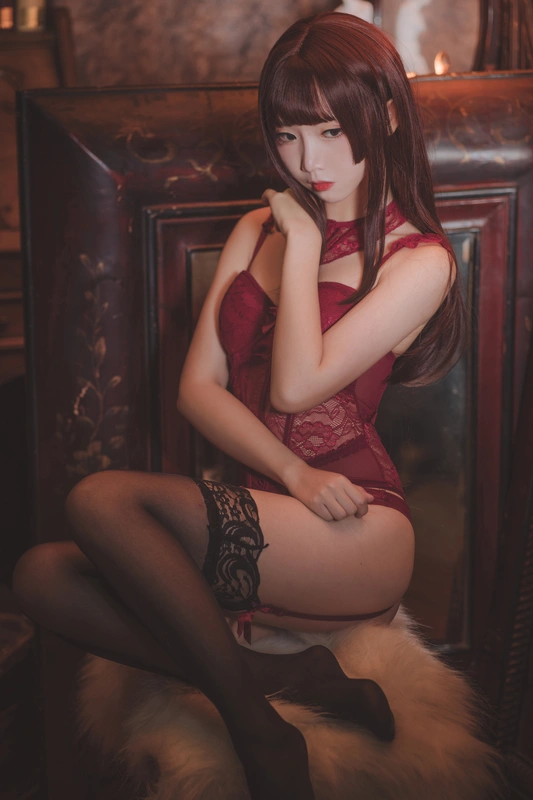 面饼仙儿 - NO.014 脑内少女 红色束衣 12