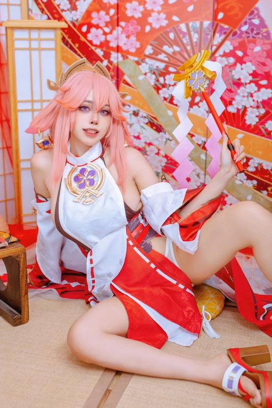 Byoru - NO.35 Yae Miko x Raiden Shogun 17
