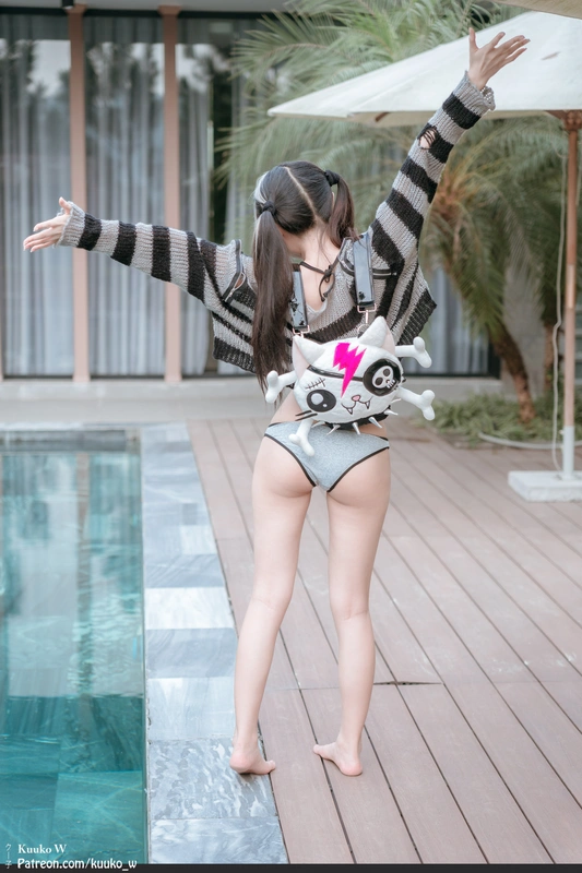 Kuuko W - NO.105 Grey Bikini 19