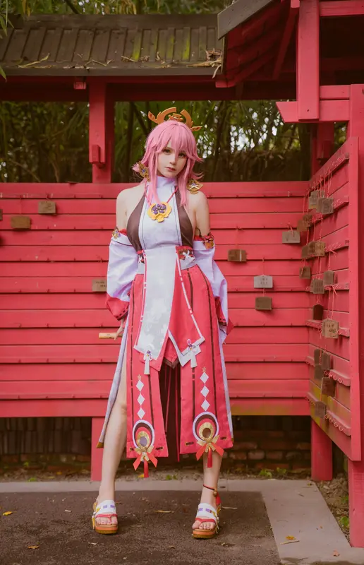 前羽rr - NO.13 八重神子Cosplay集 3