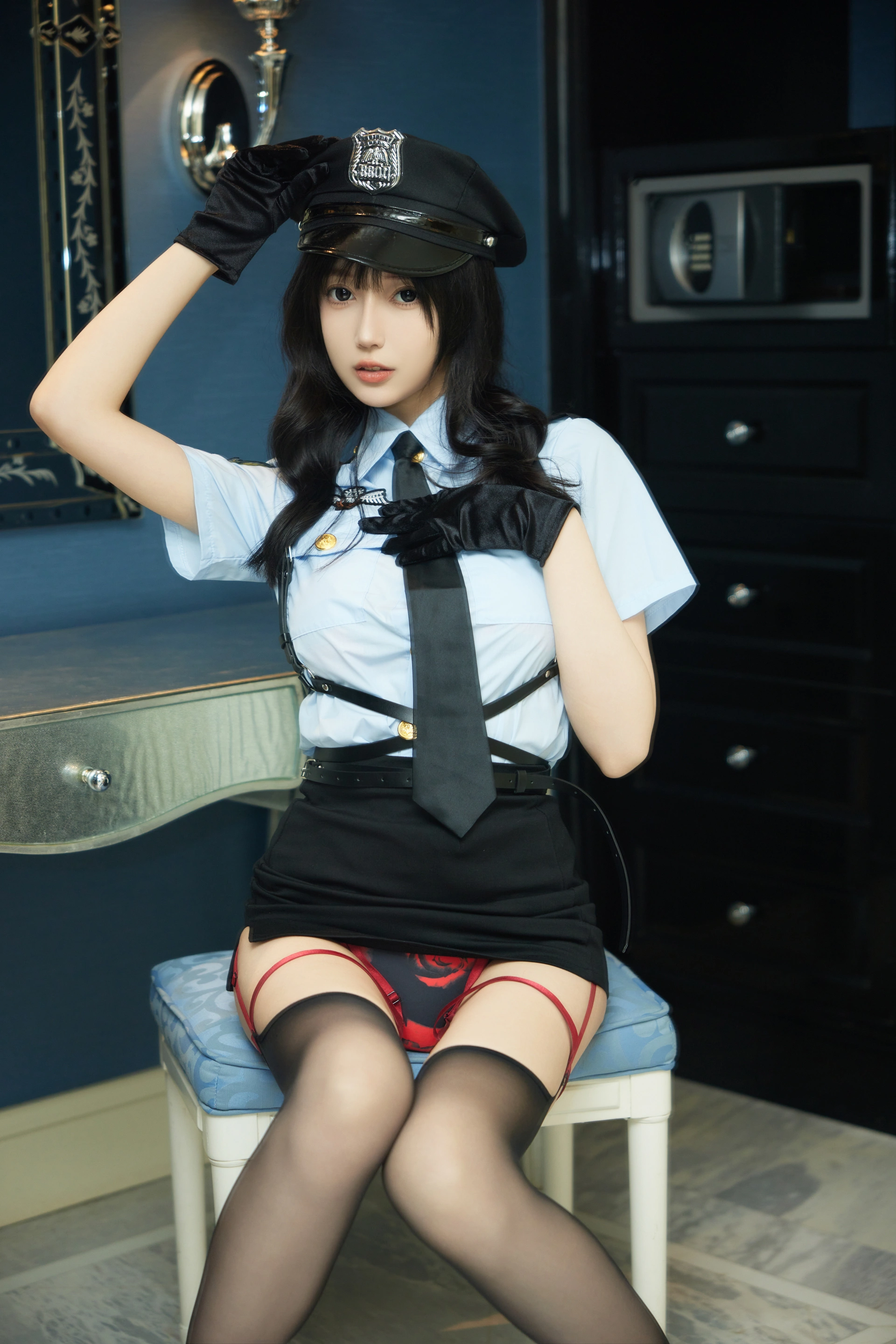 玥儿玥er – NO.015 蓝色制服 2