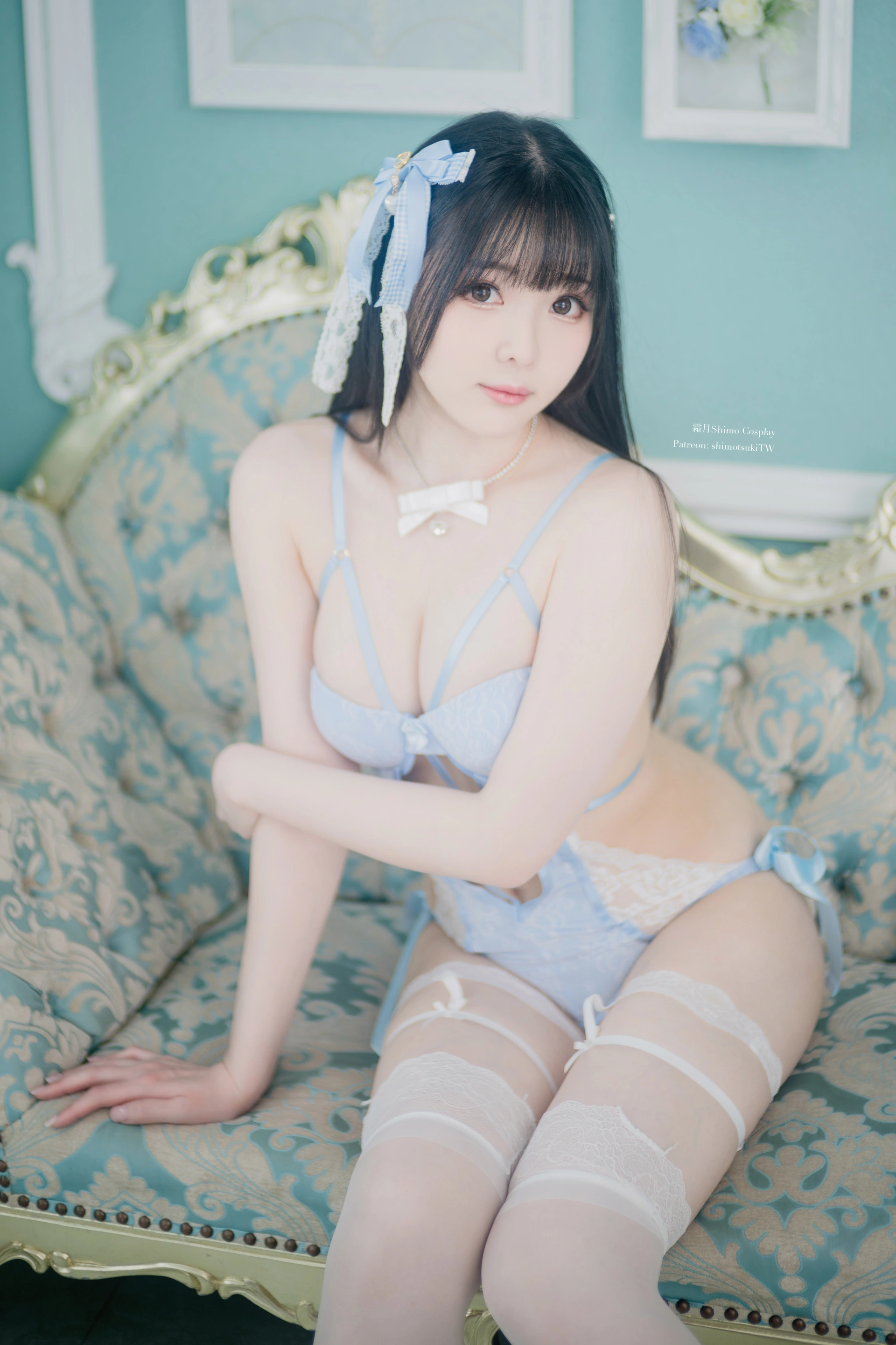 霜月shimo – NO.127 Blue Lingerie 2