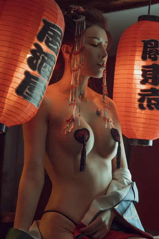 鹿八岁 – NO.013 酒醉的和服少女 7