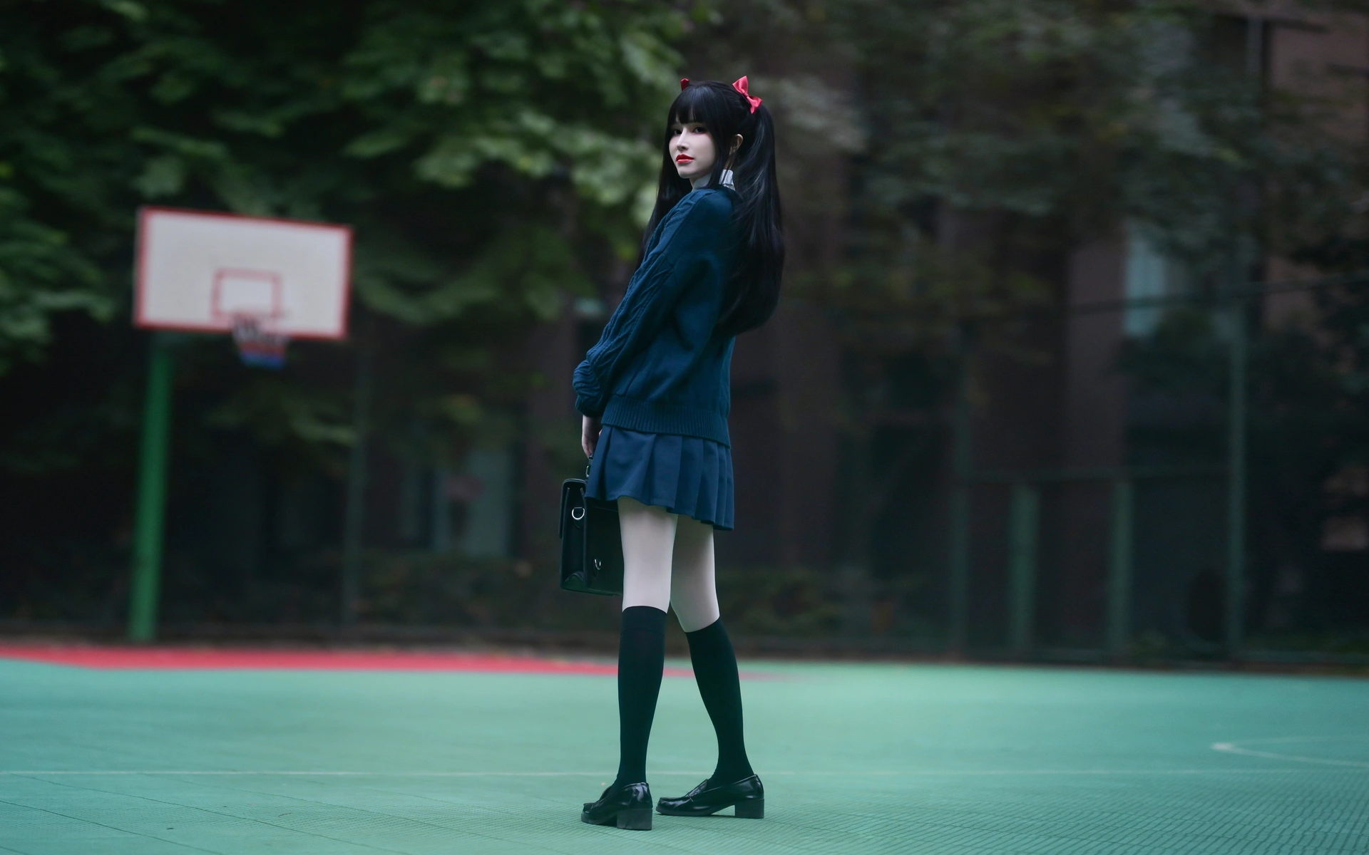 鹿八岁 - NO.006 少女的悸动XJK双马尾 0
