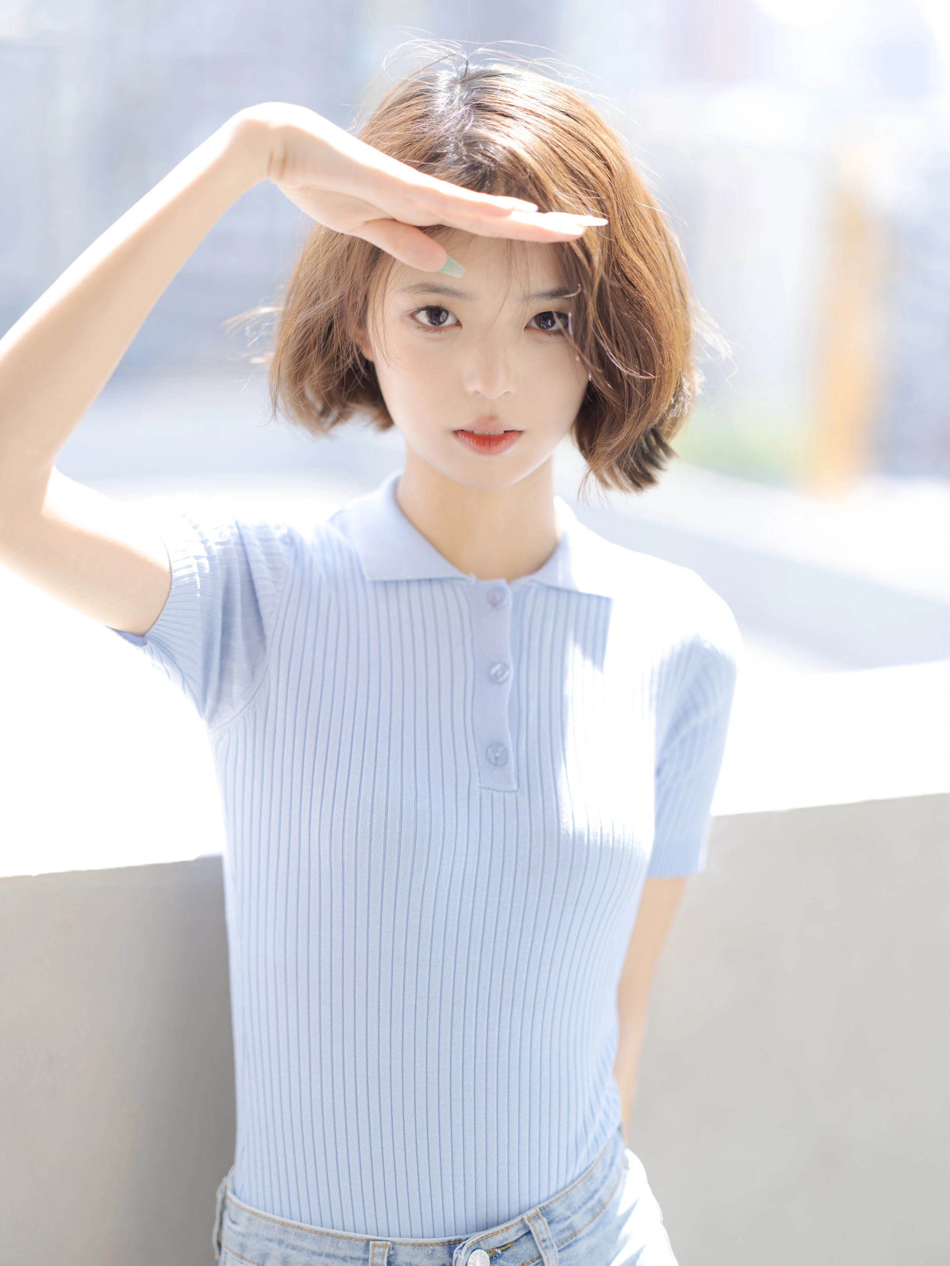 森萝财团写真 - 媛媛 试拍 15D超薄白丝 0